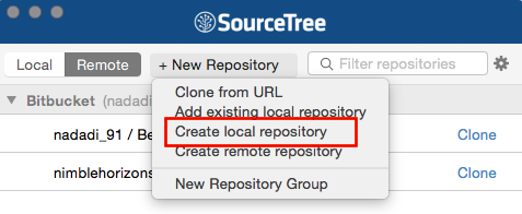 Create Local Repository